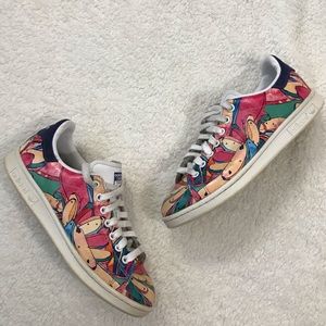 Adidas Stan Smith Floral Colorful Graffiti Sneaker Adidas Stan Smith Floral Colorful Graffiti Sneaker